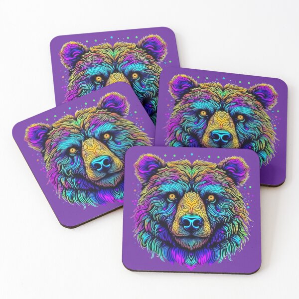Item preview, Psychedelic Bear designed and sold by DadDrivenDesign.