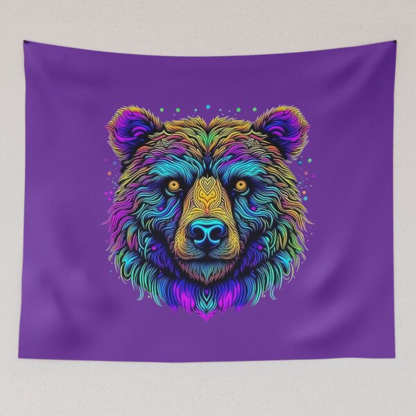 Item preview, Psychedelic Bear designed and sold by DadDrivenDesign.