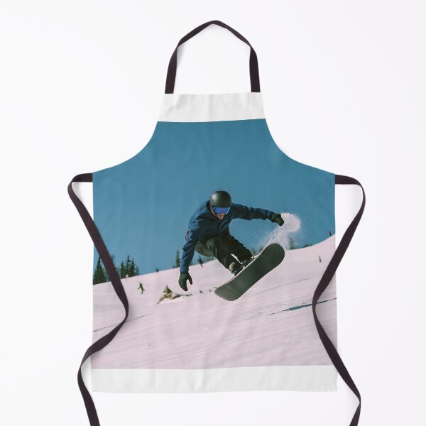 Artikelvorschau, Mann springt auf Snowboard den Berg hinunter entworfen und verkauft von neonbubblez3.