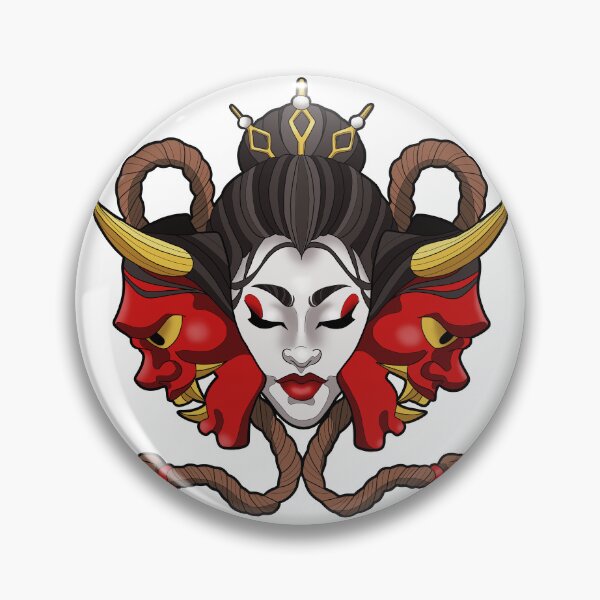 Item preview, Geisha Hannya Masks designed and sold by Xyluxus.