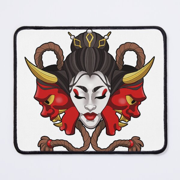 Item preview, Geisha Hannya Masks designed and sold by Xyluxus.