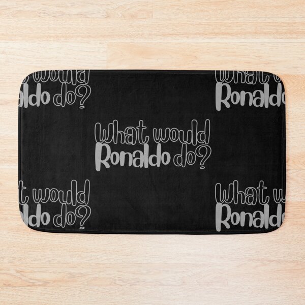 Item preview, What would Ronaldo do? Sticker Soccer Futbol Quote designed and sold by The-GOAT-Store.