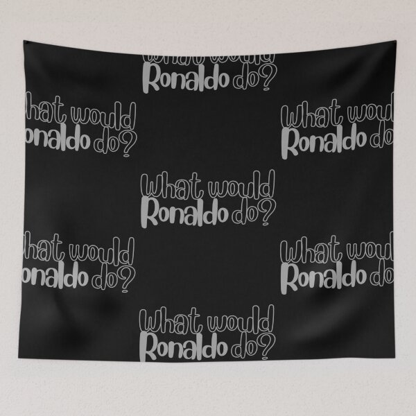 Item preview, What would Ronaldo do? Sticker Soccer Futbol Quote designed and sold by The-GOAT-Store.