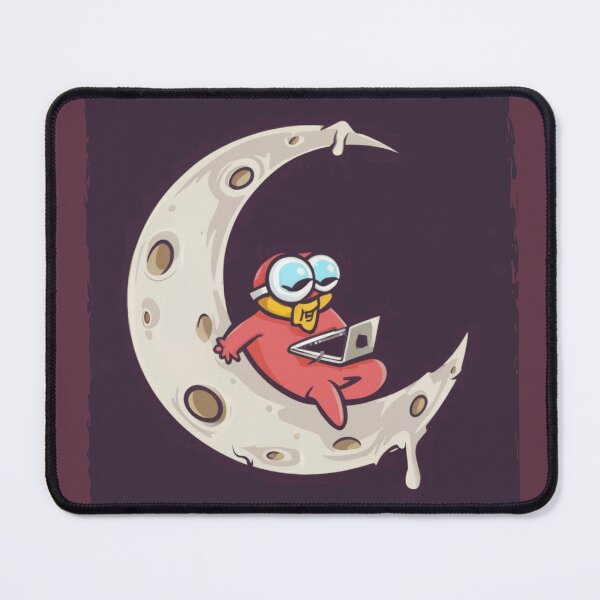 Item preview, Comical character on the moon. designed and sold by KrisDry.