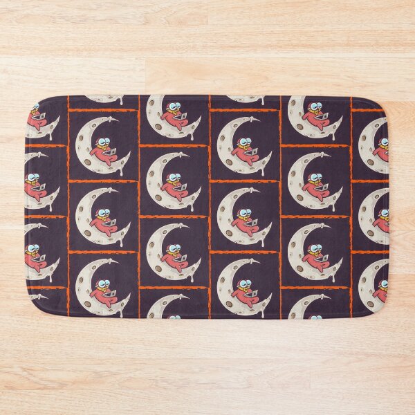 Item preview, Comical character on the moon. designed and sold by KrisDry.