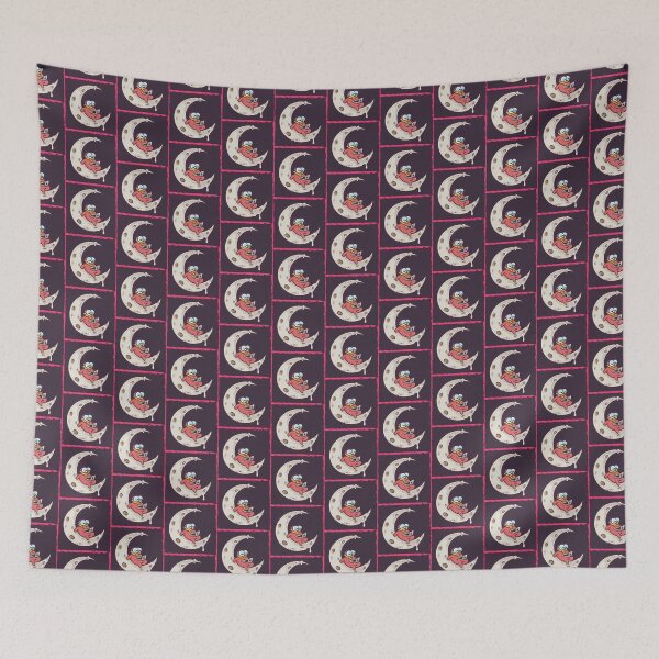Item preview, Comical character on the moon. designed and sold by KrisDry.