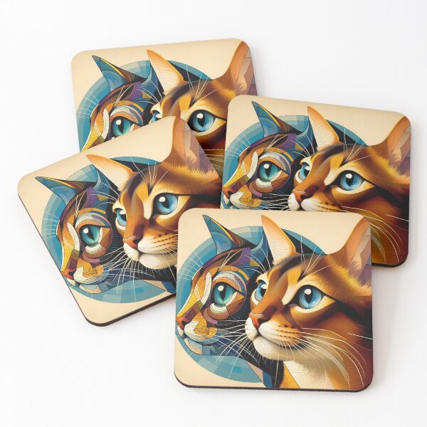 Item preview, Abyssinian Reverie: Artistic Harmony Unleashed designed and sold by BastKittyStore.