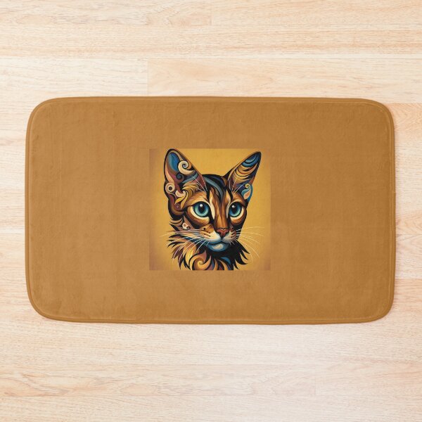 Item preview, Abyssinian Aura: Artistic Whiskers Unleashed designed and sold by BastKittyStore.