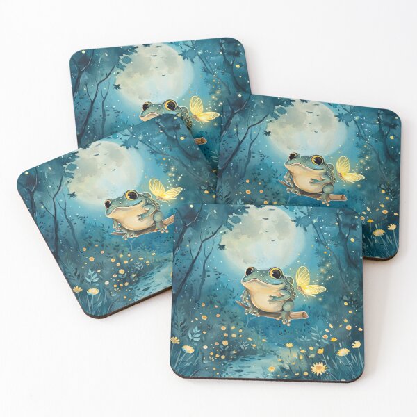 Item preview, Froggiest Moonbeam Firefly's Whimsical Journey Moon Beam Night designed and sold by couture-rapture.