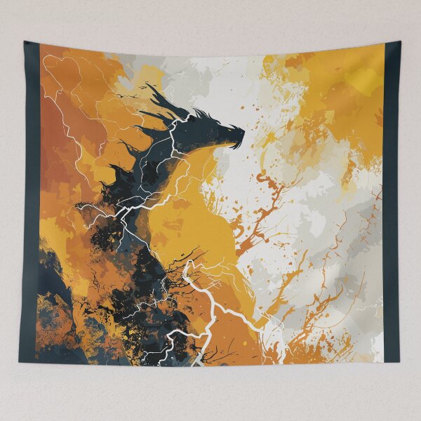 Item preview, Lightning dragon deity designed and sold by etherElric.