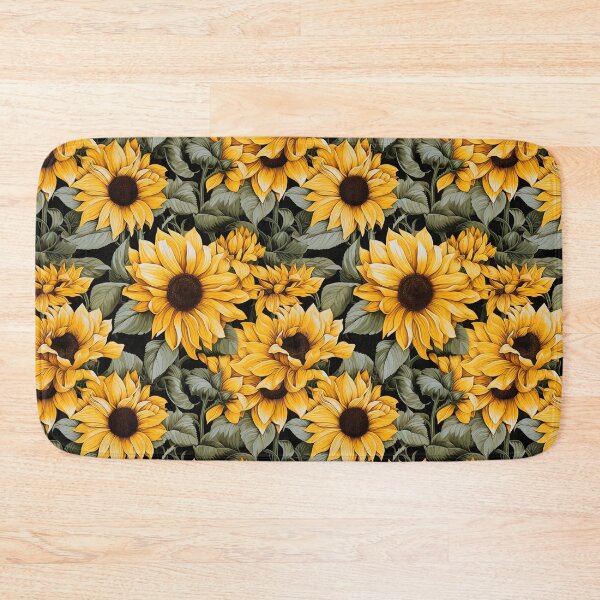 Item preview, Sunflower Tile 17: Golden Orb of Summer Joy in Towering Petals of Radiance designed and sold by TheBrainArt.