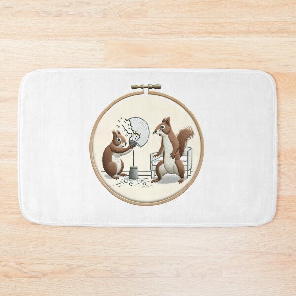 Item preview, Penguin's Morning Oops Embroidery Art designed and sold by #Adulting Central.