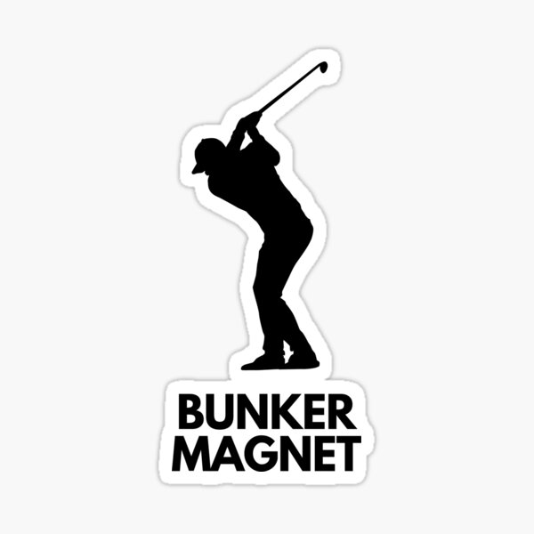 Vista previa del artículo con la obra «Golf - Imán de búnker», diseñado y vendido por SamLeeArtPrints.