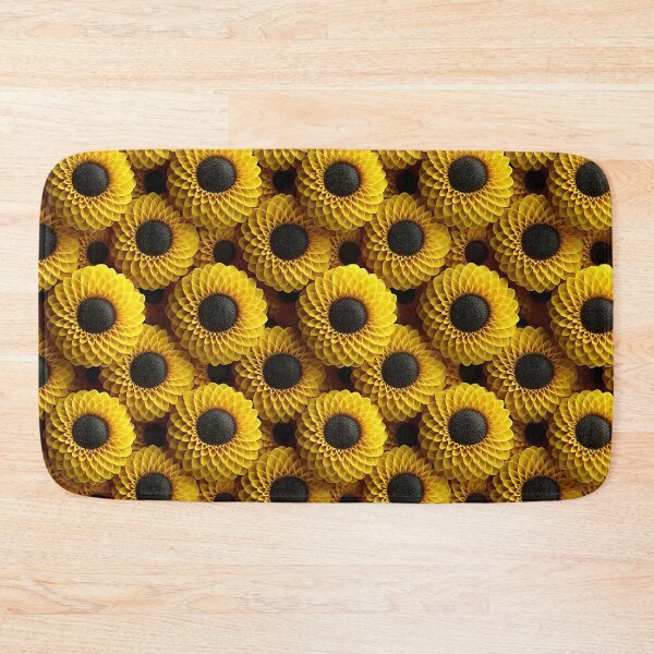 Item preview, Sunflower Tile 18: Golden Orb of Summer Joy in Towering Petals of Radiance designed and sold by TheBrainArt.