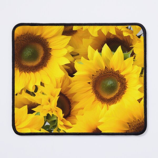 Item preview, Sunflower Tile 19: Golden Orb of Summer Joy in Towering Petals of Radiance designed and sold by TheBrainArt.