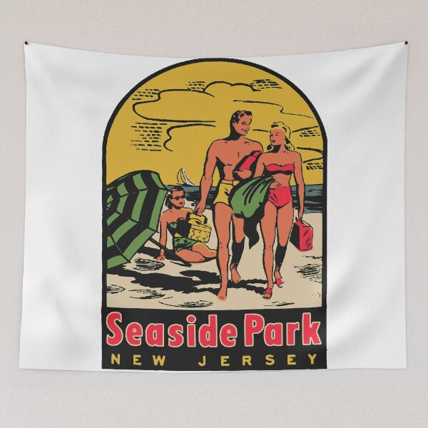 Item preview, Seaside Park New Jersey Decal Design designed and sold by Decal Mania.