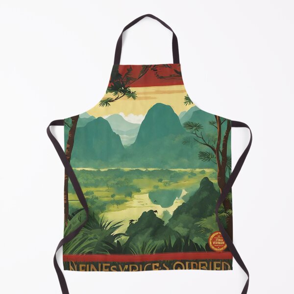 Item preview, National Park (Vietnamese river) designed and sold by BoxcarDesigns.