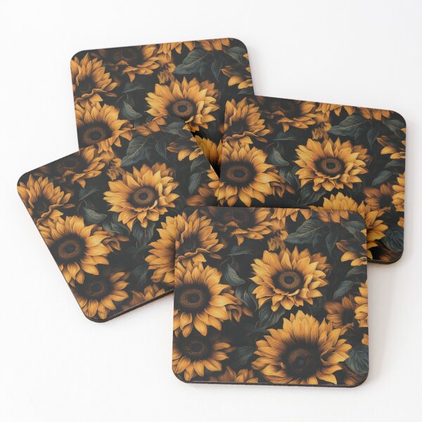 Item preview, Sunflower Tile 20: Golden Orb of Summer Joy in Towering Petals of Radiance designed and sold by TheBrainArt.