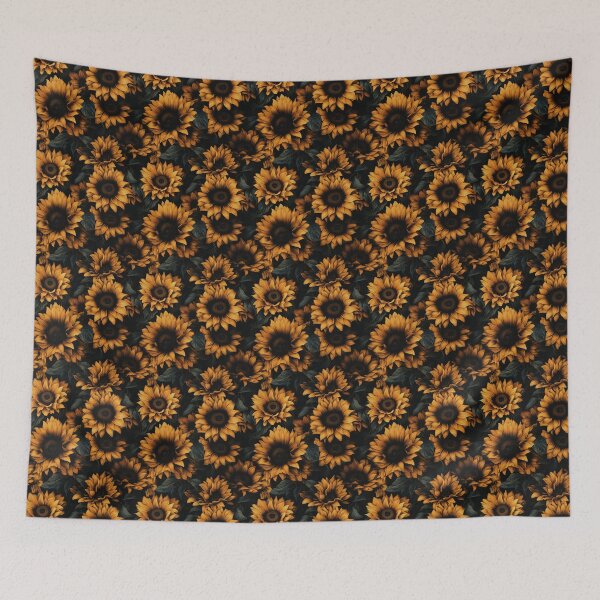 Item preview, Sunflower Tile 20: Golden Orb of Summer Joy in Towering Petals of Radiance designed and sold by TheBrainArt.