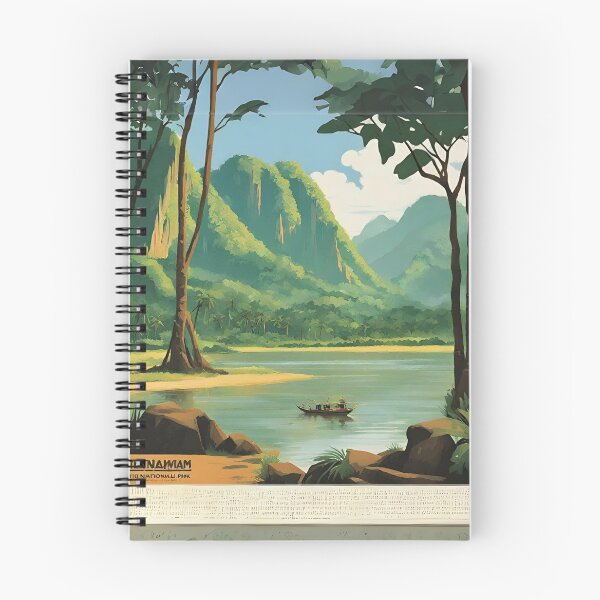 Item preview, National Park (Vietnamese hill) designed and sold by BoxcarDesigns.