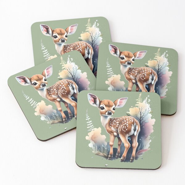 Item preview, Cute Fawn Watercolor Graphic designed and sold by DigitalMandy.