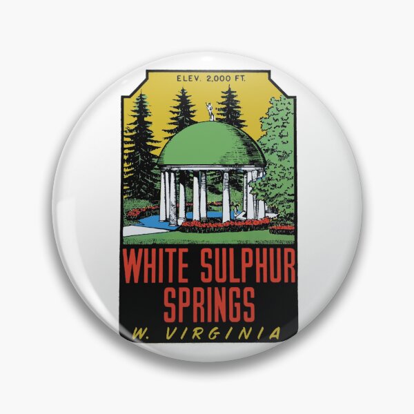 Item preview, White Sulphur Springs Decal Design designed and sold by Decal Mania.