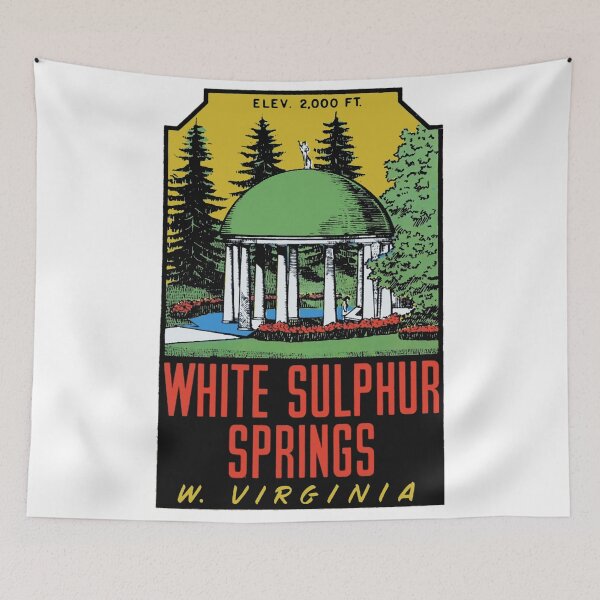 Item preview, White Sulphur Springs Decal Design designed and sold by Decal Mania.