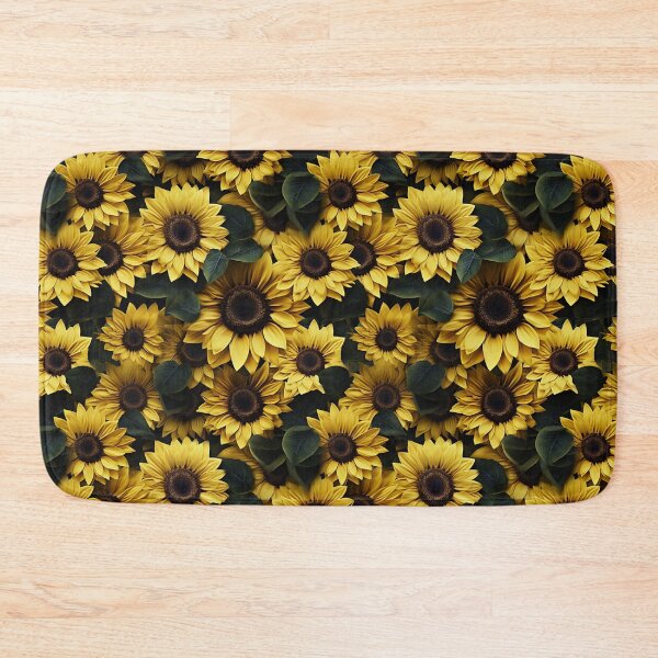 Item preview, Sunflower Tile 21: Golden Orb of Summer Joy in Towering Petals of Radiance designed and sold by TheBrainArt.