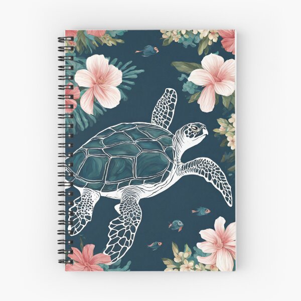 Item preview, Sea Turtle with Flowers designed and sold by Robertreitz.