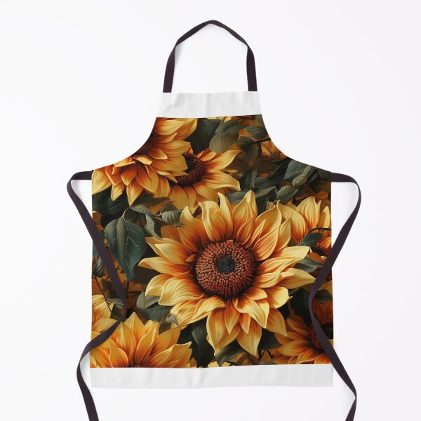 Item preview, Sunflower Tile 22: Golden Orb of Summer Joy in Towering Petals of Radiance designed and sold by TheBrainArt.
