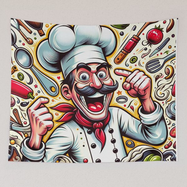 Item preview, Culinary Carnival: A Symphony of Flavours Unleashed designed and sold by ArtComixHaven.