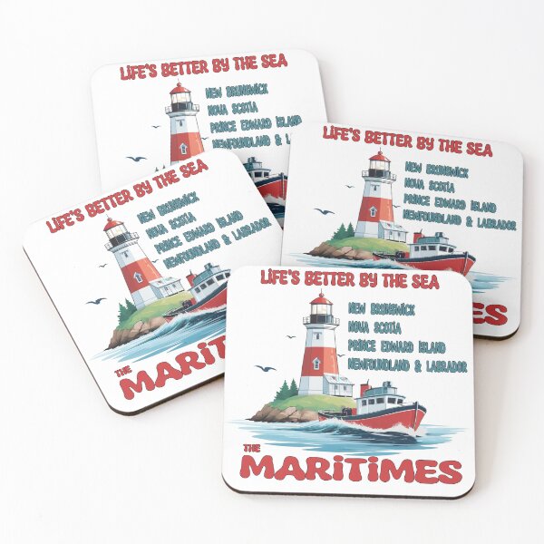 Item preview, Life's Better By The Sea, The Maritimes designed and sold by 3Brew-Designs.