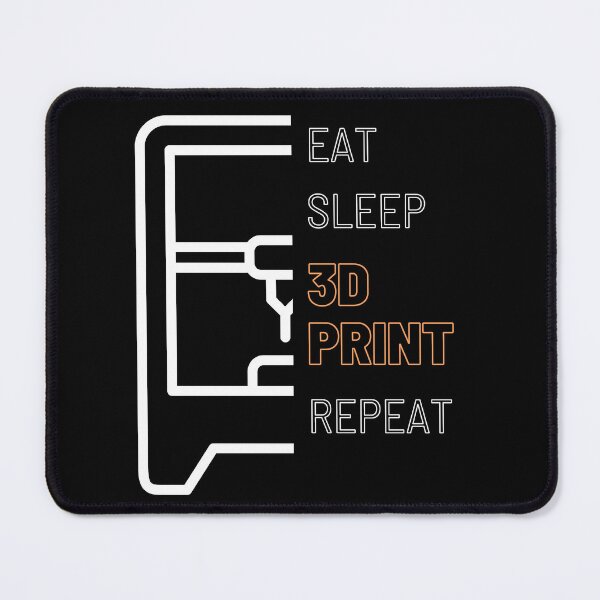 Item preview, Eat, Sleep, 3D Print, Repeat designed and sold by traum-shirts.