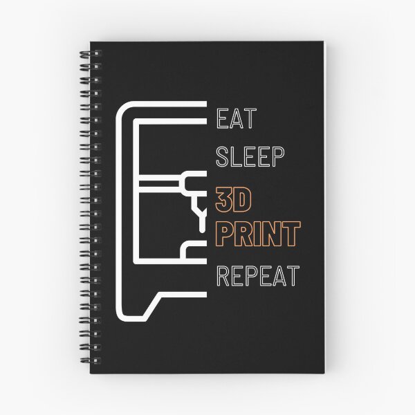 Item preview, Eat, Sleep, 3D Print, Repeat designed and sold by traum-shirts.