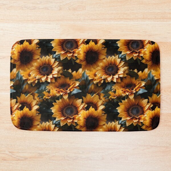 Item preview, Sunflower Tile 23: Golden Orb of Summer Joy in Towering Petals of Radiance designed and sold by TheBrainArt.