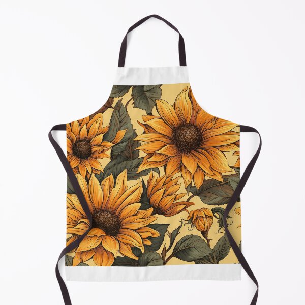 Item preview, Sunflower Tile 24: Golden Orb of Summer Joy in Towering Petals of Radiance designed and sold by TheBrainArt.
