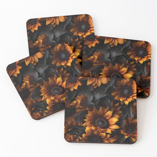 Item preview, Sunflower Tile 25: Golden Orb of Summer Joy in Towering Petals of Radiance designed and sold by TheBrainArt.