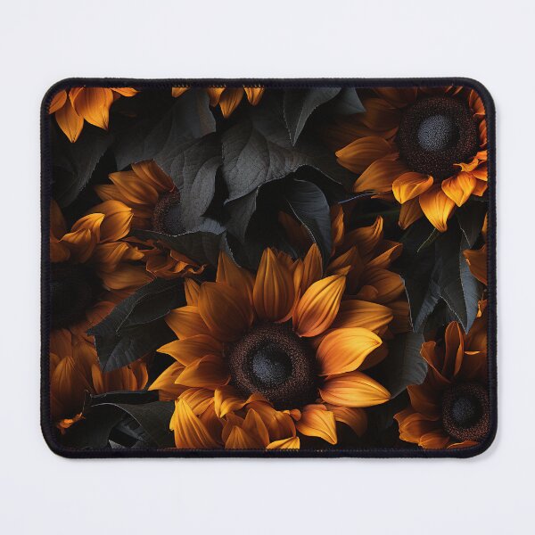 Item preview, Sunflower Tile 25: Golden Orb of Summer Joy in Towering Petals of Radiance designed and sold by TheBrainArt.