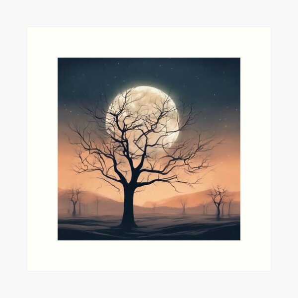 Item preview, Bare Trees Waving To The Moon And Stars designed and sold by Zinanigans.