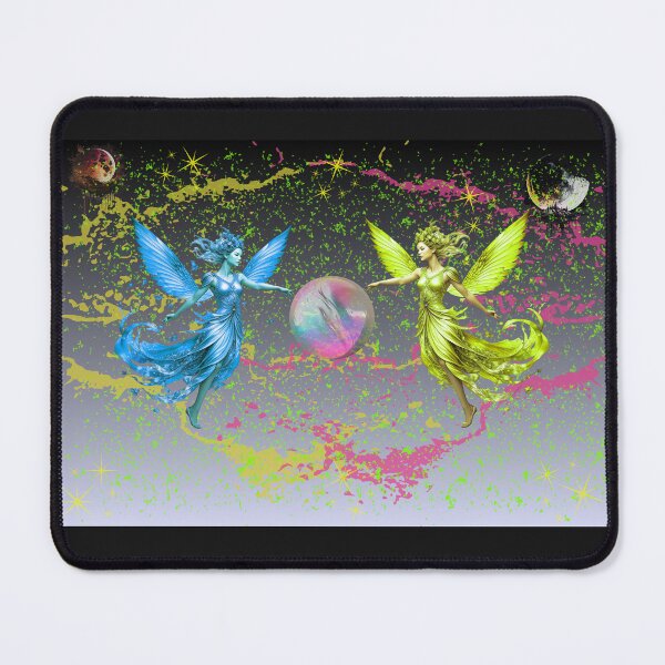 Item preview, Angelic Fairies Floating in Space with a Beautiful Orbit designed and sold by AnalajiaDesigns.