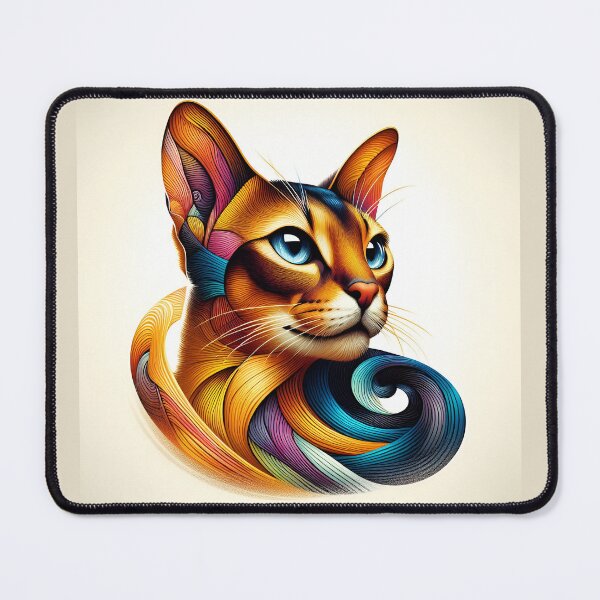 Item preview, Abyssinian Odyssey: Artistic Whispers Unveiled designed and sold by BastKittyStore.