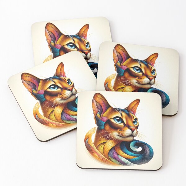 Item preview, Abyssinian Odyssey: Artistic Whispers Unveiled designed and sold by BastKittyStore.