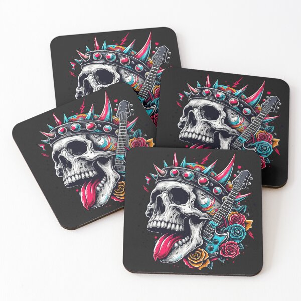 Item preview, The Rock and Roll skull  designed and sold by Alan Longye.