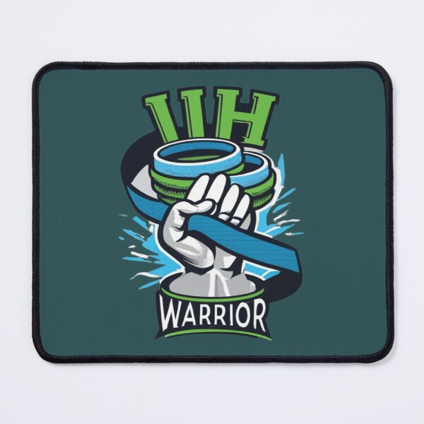 Item preview, Idiopathic Intracranial Hypertension Awareness Hope Ribbon Hearts Warrior designed and sold by UrbanGraphixs.