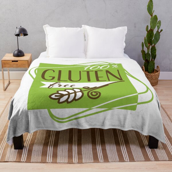 Item preview, "100% Gluten-free" t shirt design designed and sold by MyGluteesFree77.