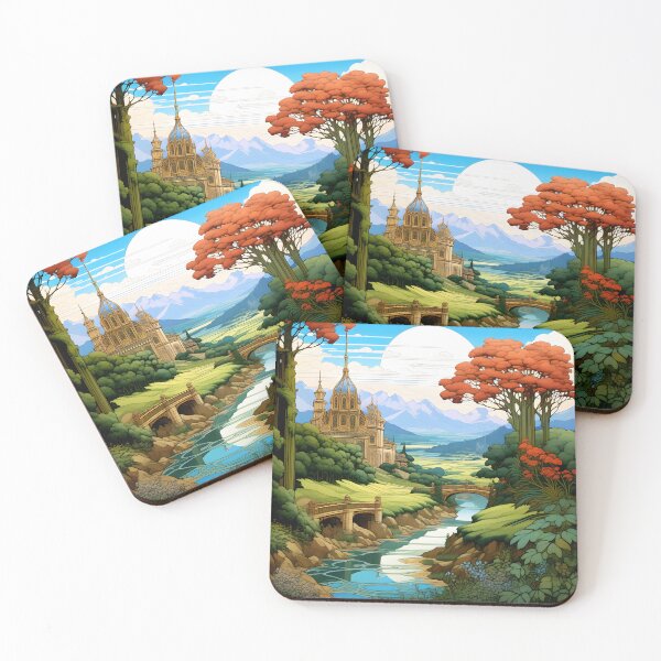 Item preview, Art Nouveau Landscape designed and sold by vandervisuals.