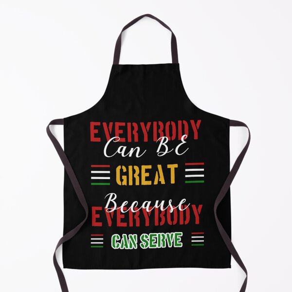Aperçu de l'œuvre Tout le monde peut servir - Journée MLK inspirante créée et vendue par DOKU_TEAM SHIRT.