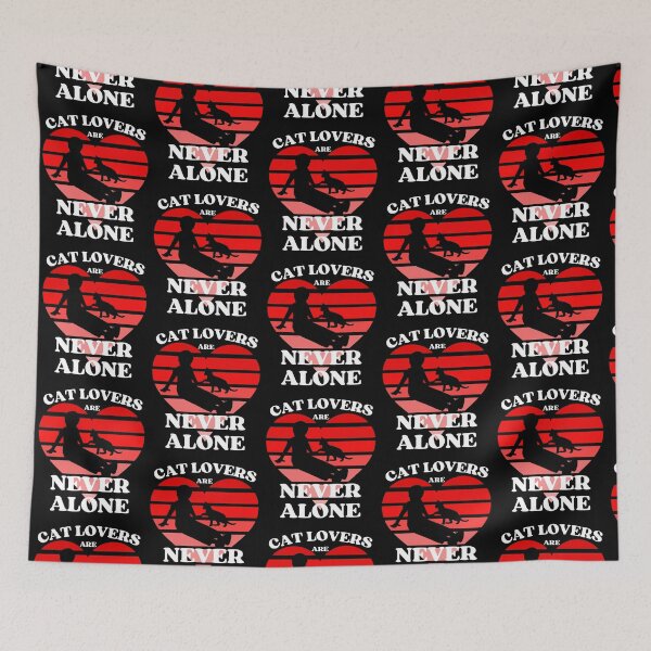 Item preview, Cat Lovers Are Never Alone | A Meowy Valentine designed and sold by McThingummy.