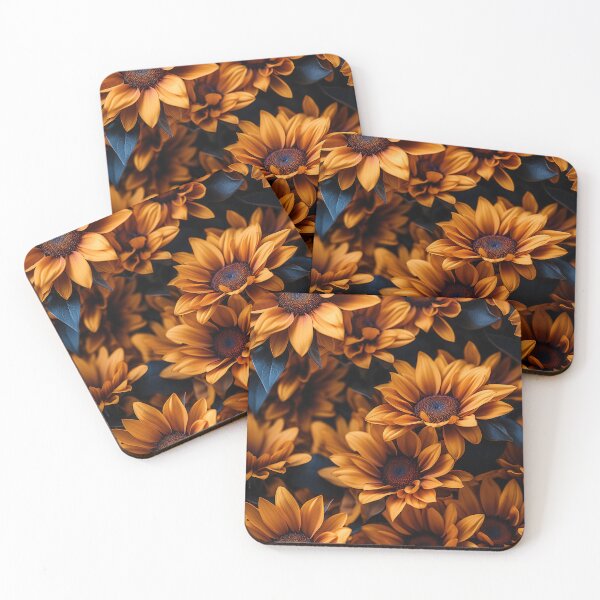 Item preview, Sunflower Tile 27: Golden Orb of Summer Joy in Towering Petals of Radiance designed and sold by TheBrainArt.