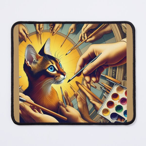 Item preview, Abyssinian Whimsy: Artistic Elegance Unleashed designed and sold by BastKittyStore.